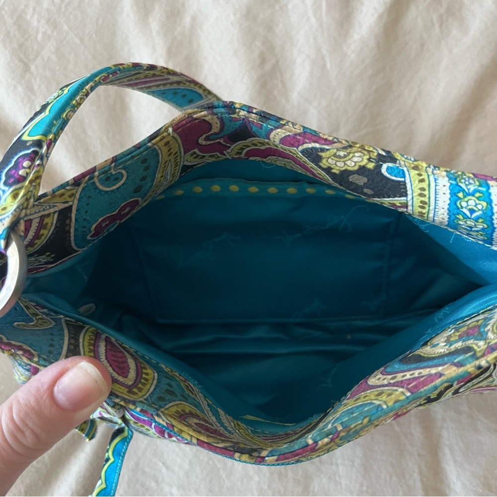 Vera Bradley Shoulder Bag in Daphne Paisley Print - Picture 11 of 12
